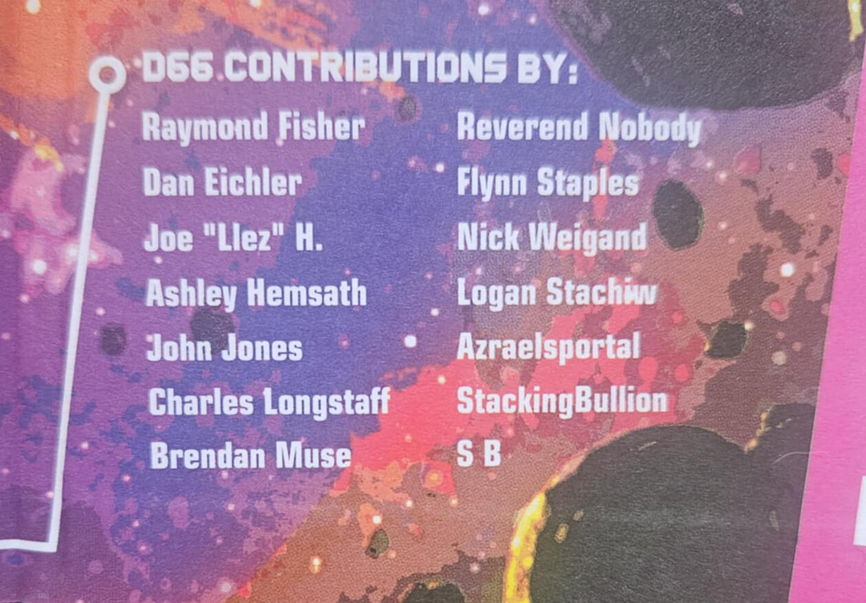 Accreditation list for the table. I am listed first!